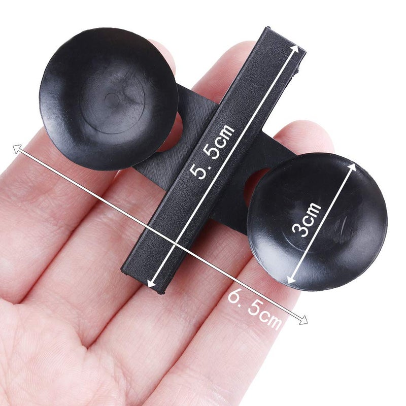 Chneeu 4 Pcs Aquarium Divider Tray Plastic Grid Aquarium Egg Crate Light Diffuser, Fish Tank Divider Filter Bottom Isolation with 8 Pcs Sucker Clip(Black) - Image 5